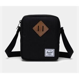 NWT Black Herschel Supply Co. Heritage Crossbody Bag